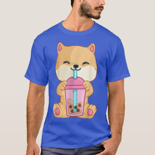 T-shirt Kawaii Boba Tea Bubble Chemise Femmes Filles, Japo