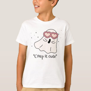 T-shirt Kawaii boo, joli halloween éffrayant