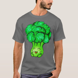 T-shirt Kawaii Broccoli Cute Légumes Légumes Veggie Fun Fo