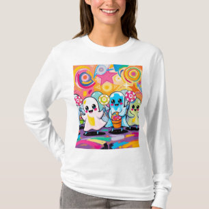 T-shirt Kawaii Candy Parade Carton coloré mignon