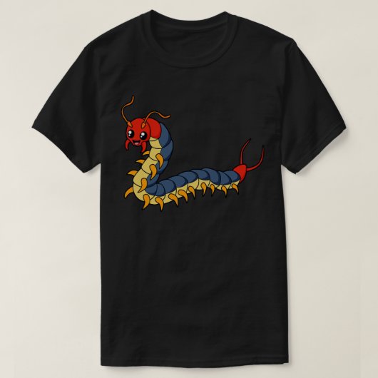 T-shirt Kawaii centipede (Design devant)
