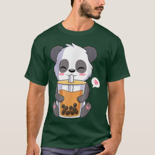 T-shirt Kawaii Cute Anime Panda Otaku Bubla japonaise Boba