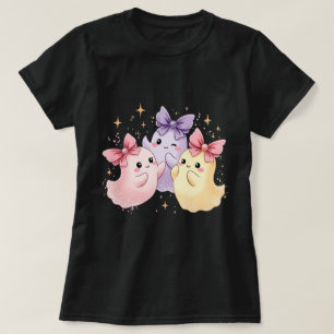 T-shirt Kawaii Cute Pastel Fantômes avec des vaches