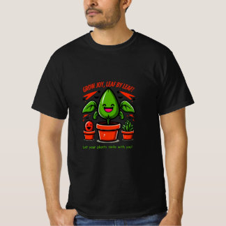 T-shirt Kawaii Design Plante - Cactus souriant, Succulent