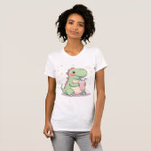 T-shirt Kawaii Dinosaur (Devant entier)