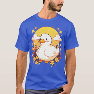 T-shirt Kawaii Duck Cadeaux Filles Filles Filles Drôle Can