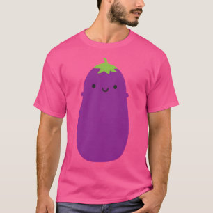T-shirt Kawaii Eggplant Eggplant