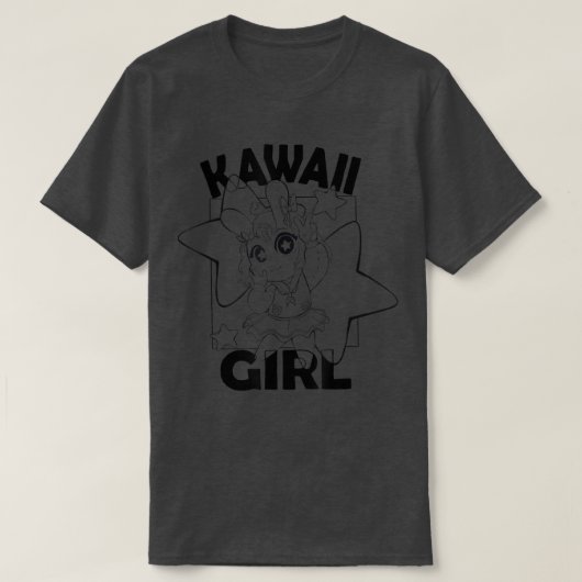 T-SHIRT KAWAII FILLE  (Design devant)