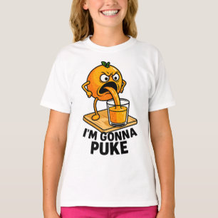 T-shirt Kawaii Fruit Funny Jus d'orange