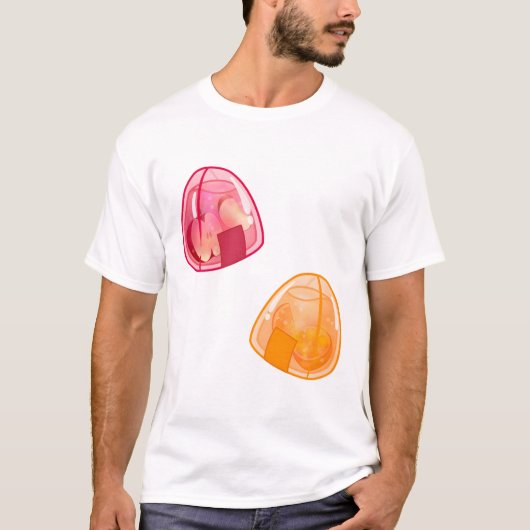 T-shirt Kawaii Fruit Onigiri (Devant)