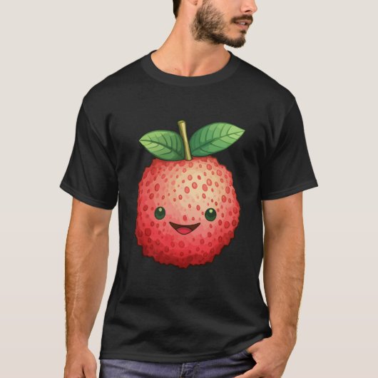 T-shirt Kawaii Fruits Kawaii Lychee (Devant)