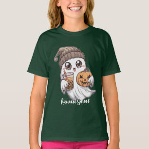 T-shirt Kawaii Ghost -Casquette confortable, Boba