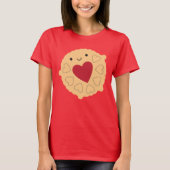 T-shirt Kawaii Jammie Dodger Biscuit (Devant)