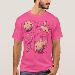 T-shirt Kawaii Japanese Boba Tea Guinea Pig Donut Cookie G