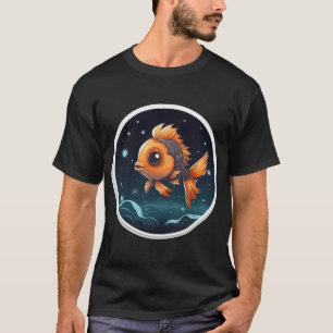 T-shirt Kawaii joli poisson bonne nuit