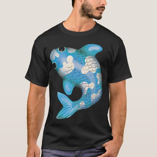 T-shirt Kawaii Koi Poisson (Devant)