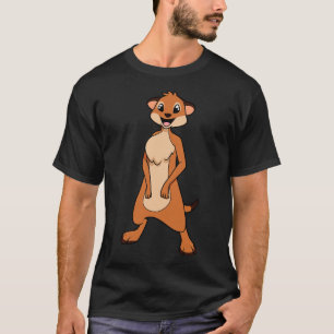 T-shirt Kawaii meerkat