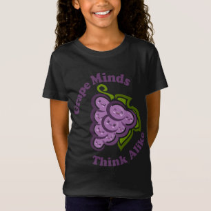 T-Shirt Kawaii Mignonne Esprit De Raisins Penser Comme Fru
