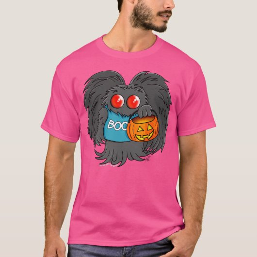 T-shirt Kawaii Mothman Halloween (Devant)