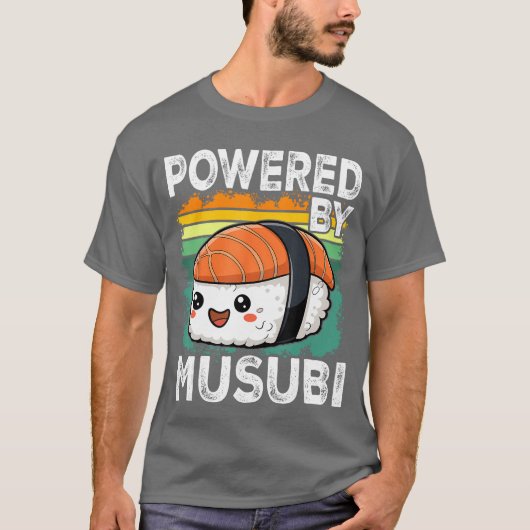 T-shirt Kawaii Musubi retro funny (Devant)