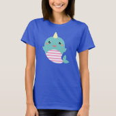 T-shirt Kawaii Narwhal (Devant)