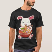 T-shirt Kawaii Pâques Bunny Ramen nouilles Japonaises Pâqu (Devant)