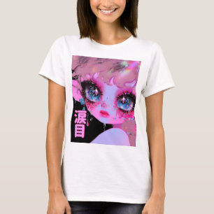 T-shirt Kawaii Parties scintillant Teyes "Namidame" Japona
