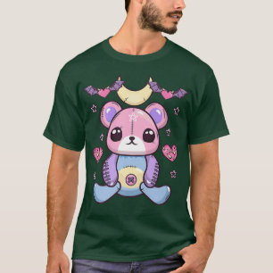 T-shirt Kawaii Pastel Goth gothique Wicca sorcière mignonn