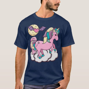 T-shirt Kawaii Pastel Goth Wicca Unicorn Menhera Cute Cree