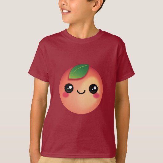 T-shirt Kawaii Peach (Devant)