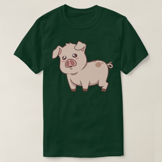 T-shirt Kawaii Pig Premium 3714  (Design devant)