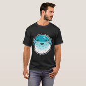 T-shirt Kawaii Poisson Gonflable Mignon (Devant entier)