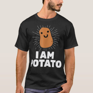 T-shirt Kawaii Potato  I Am Potato Funny Potato 