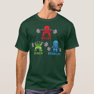 T-shirt Kawaii Powerlifter - Cartoon - Anime - Gym Motivat