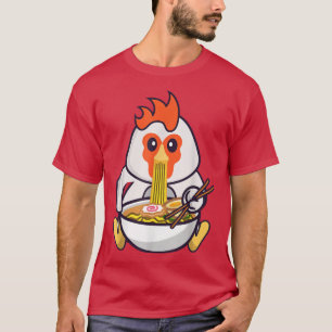 T-shirt Kawaii Ramen Cute Anime Chicken Otaku Japanese Noo