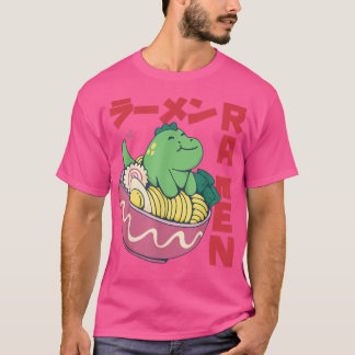 T-shirt Kawaii Ramen Dinosaur