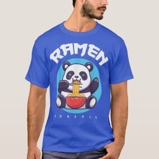T-shirt Kawaii Ramen Japonais Anime Noodles Cute Panda Noo