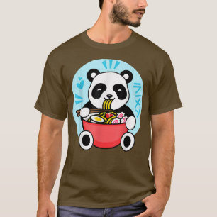 T-shirt Kawaii Ramen nouilles instantanées mignonnes Anime