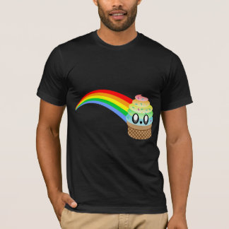 T-shirt Kawaii Rave Ice Cream Cone Rainbow