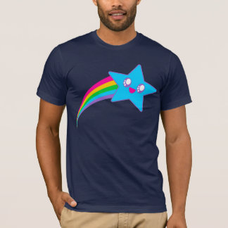 T-shirt Kawaii Rave Neon Star Rainbow