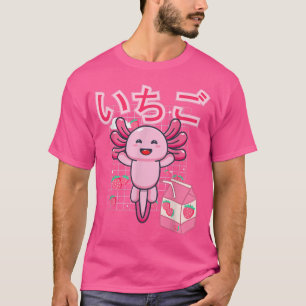 T-shirt Kawaii rose Japonais esthétique Coupe de lait de f