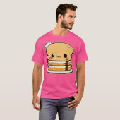 T-shirt Kawaii Stack Of Pancakes (Devant entier)