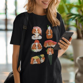 T-shirt Kawaii Sushi Cavalier King Charles Spaniels