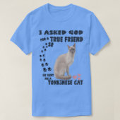 T-shirt Kawaii Tonk Kitten Citer Maman Papa Imprimer (Design devant)