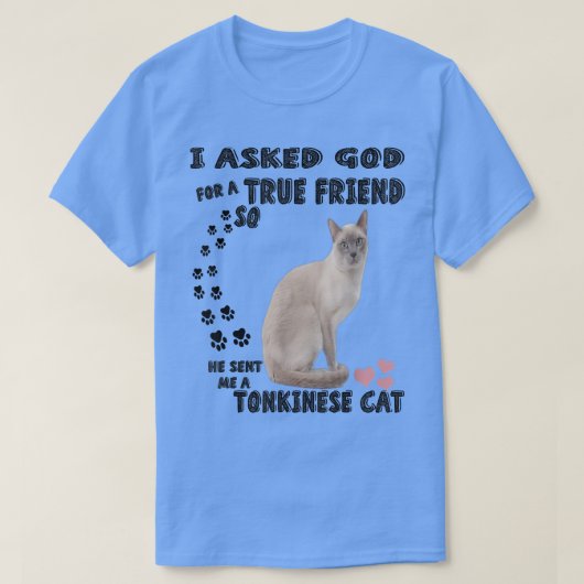 T-shirt Kawaii Tonk Kitten Citer Maman Papa Imprimer (Design devant)