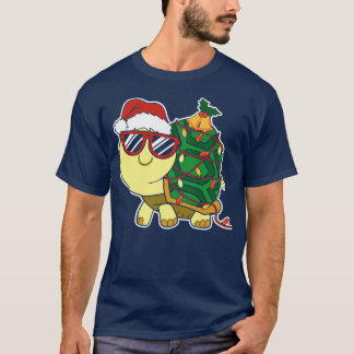 T-shirt Kawaii Tortue Kame Arbre de Noël