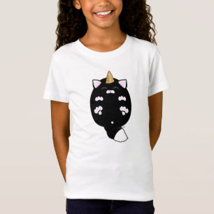 T-Shirt Kawaii Unicorn Cat Belly