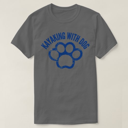 T-shirt Kayak avec chien Funny Kayak Lover Idée cadeauTShi (Design devant)