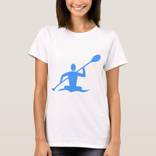 T-shirt Kayak - Bleu bébé (Devant)
