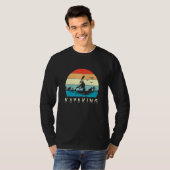 T-shirt Kayak Canoë Camping Rivière (Devant entier)